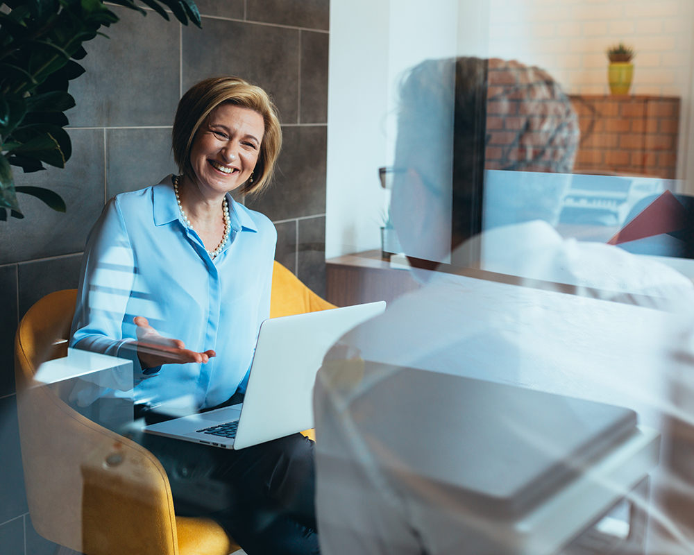 smiling professional woman